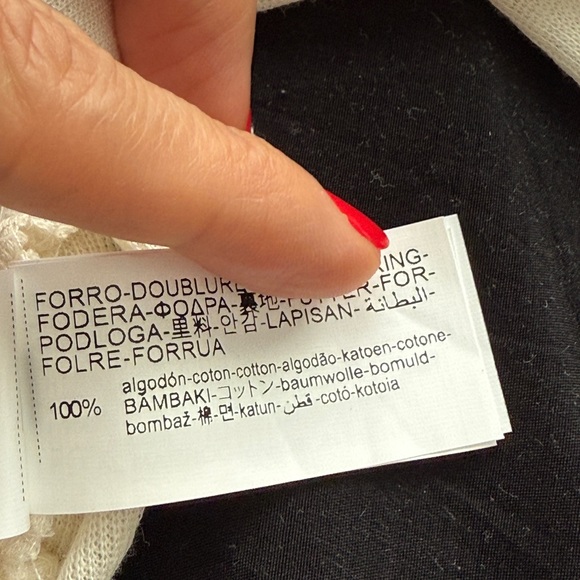 Zara Cream Ruched Off-Shoulder Blouse - Picture 4 of 4